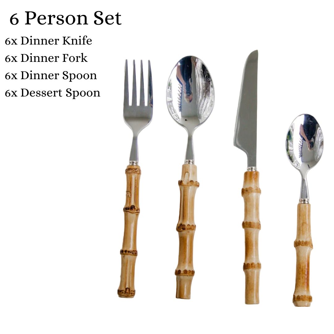 Hikari Bamboo Flatware Set