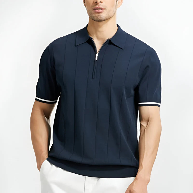 Carlo Half Zip Polo