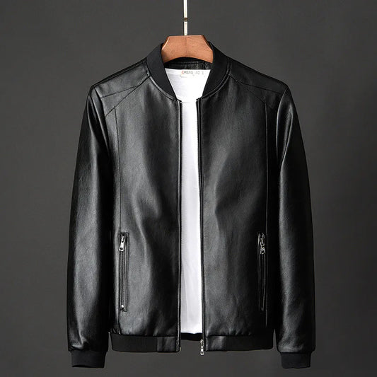 Lorenzo Leather Bomber Jacket
