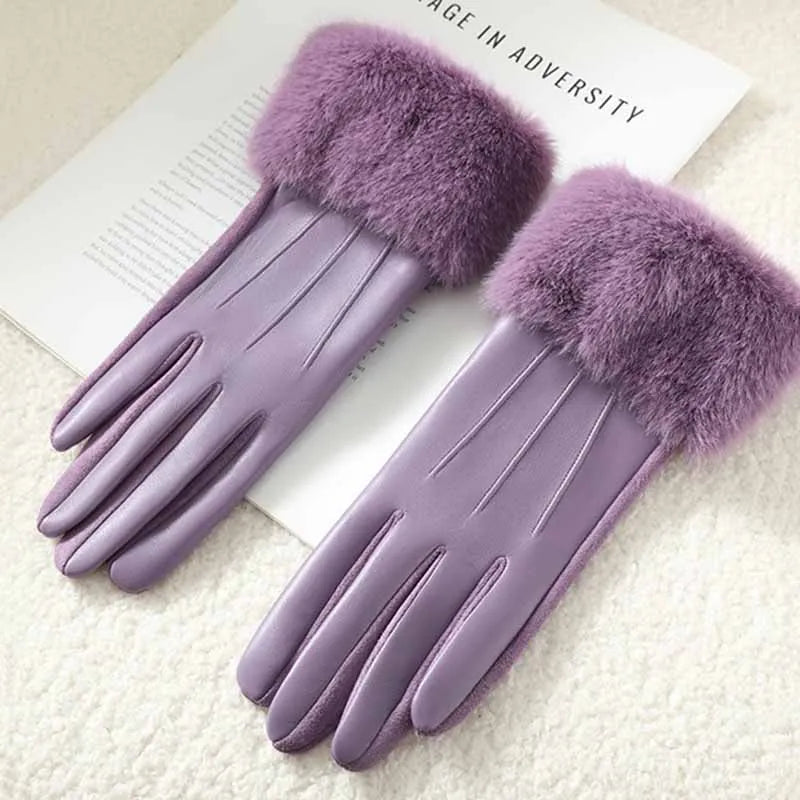 Isla | Winter Leather Gloves