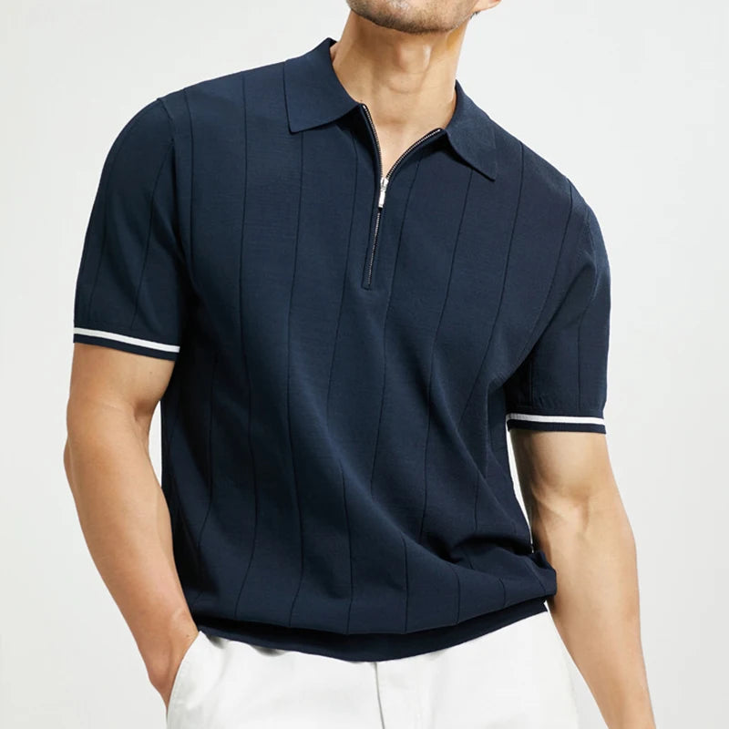 Carlo Half Zip Polo