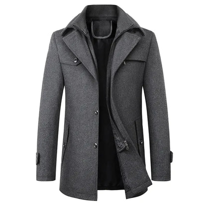 Monte Premium Wool Overcoat