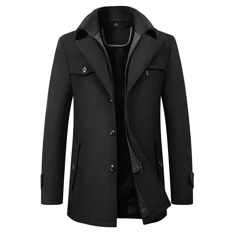 Monte Premium Wool Overcoat