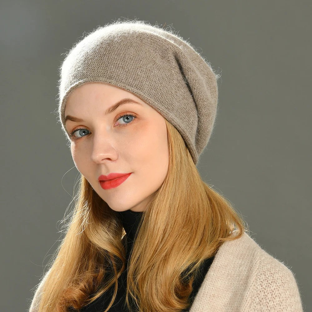 Amelia | Pure Cashmere Beanie