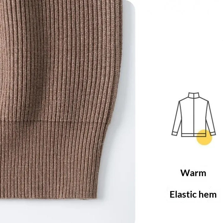 Aspen | Ribbed Zip-Up Sweater