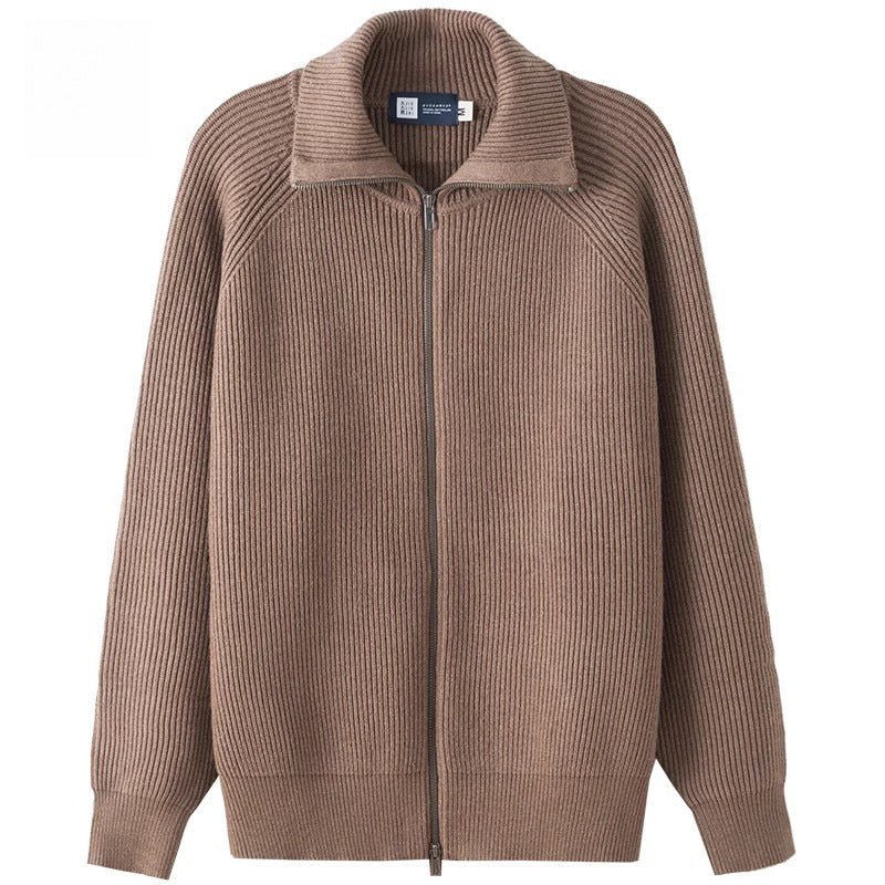 Aspen | Ribbed Zip-Up Sweater