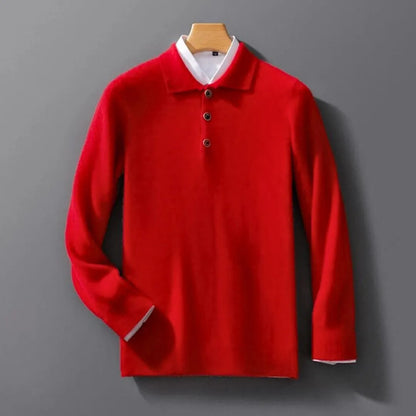 Renard Cashmere Knit Polo