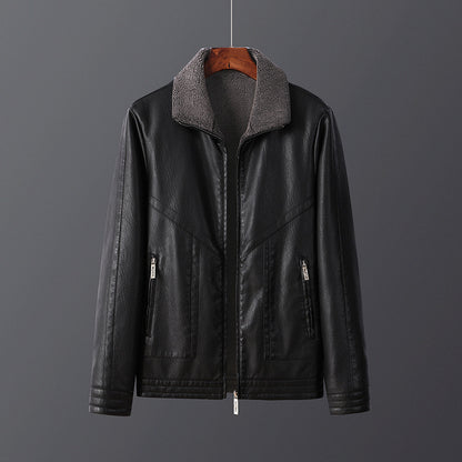 Maverick | Fleece-Lined Leather Jacket