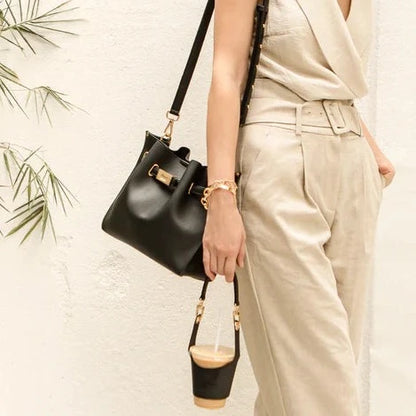 Bevella | Leather Cup Holder
