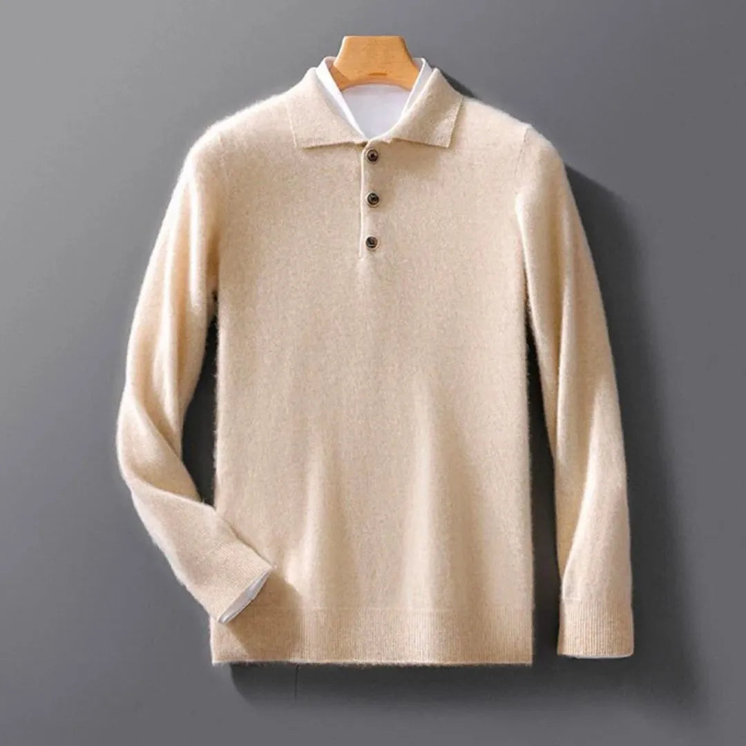 Renard Cashmere Knit Polo