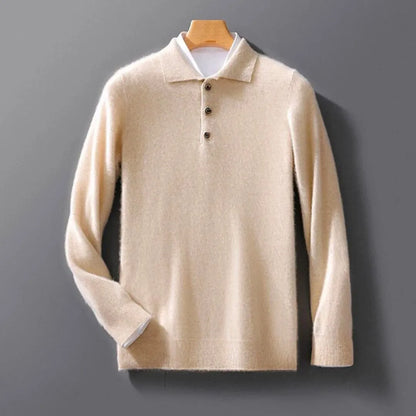 Renard Cashmere Knit Polo