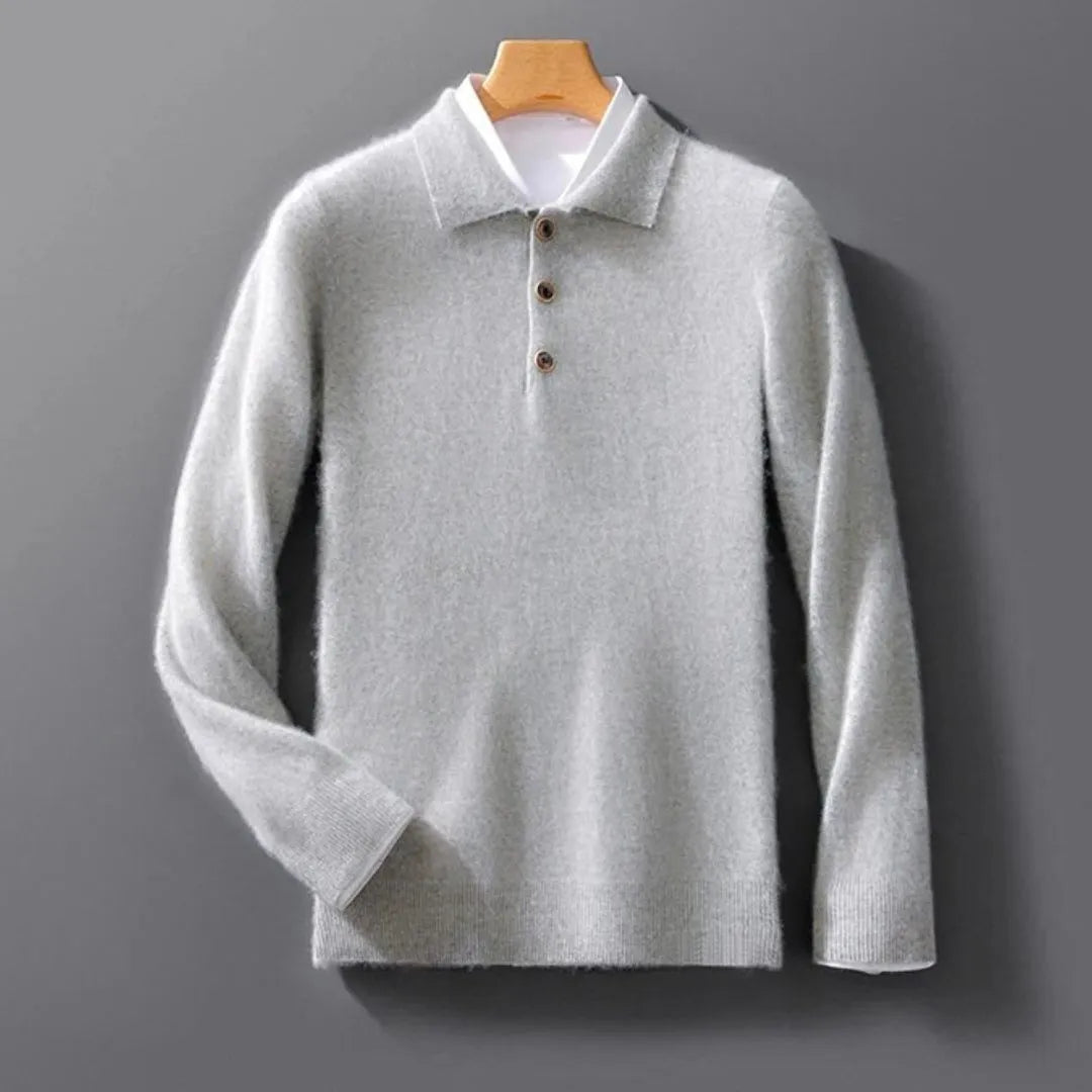 Renard Cashmere Knit Polo
