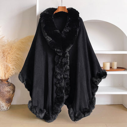Aurelia | Fur Cape Shawl