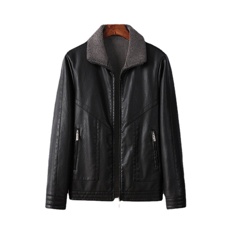 Maverick | Fleece-Lined Leather Jacket