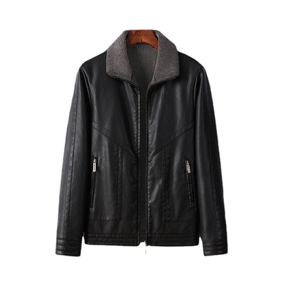 Maverick | Fleece-Lined Leather Jacket