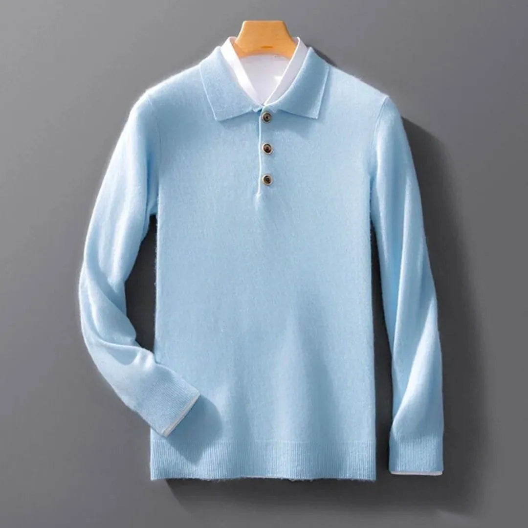 Renard Cashmere Knit Polo