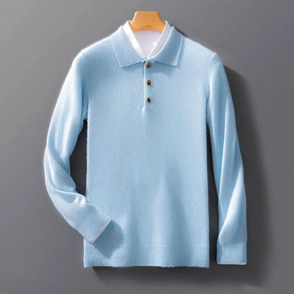 Renard Cashmere Knit Polo