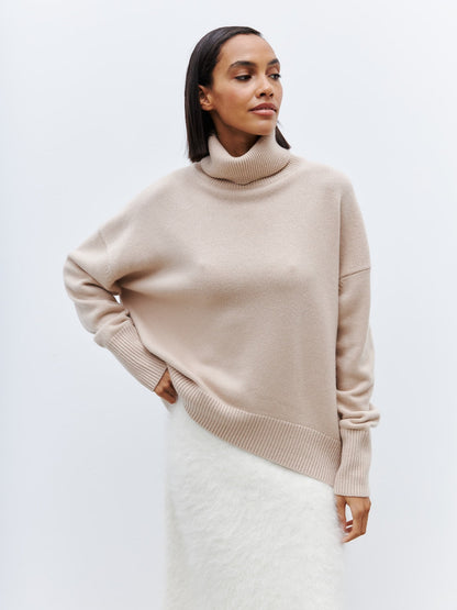 Fleur Bouclé Knit Sweater