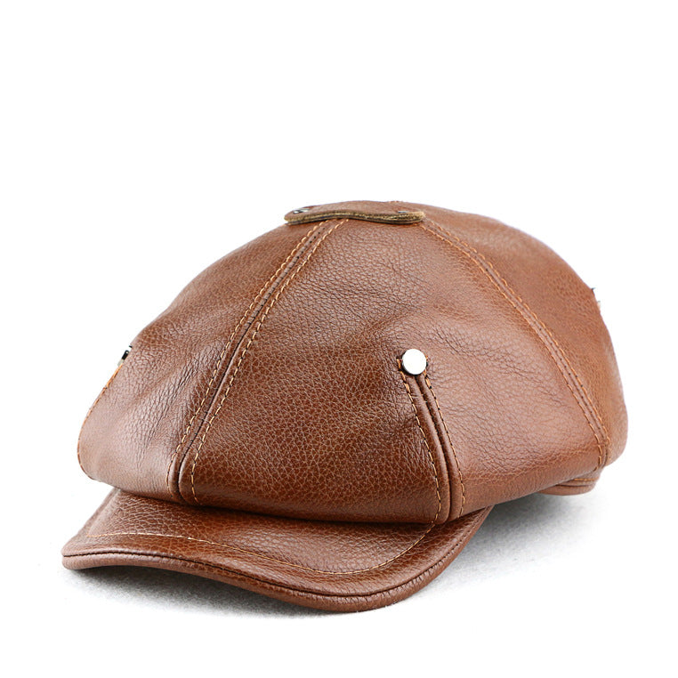 The Stirling | Vintage Genuine Leather Cap