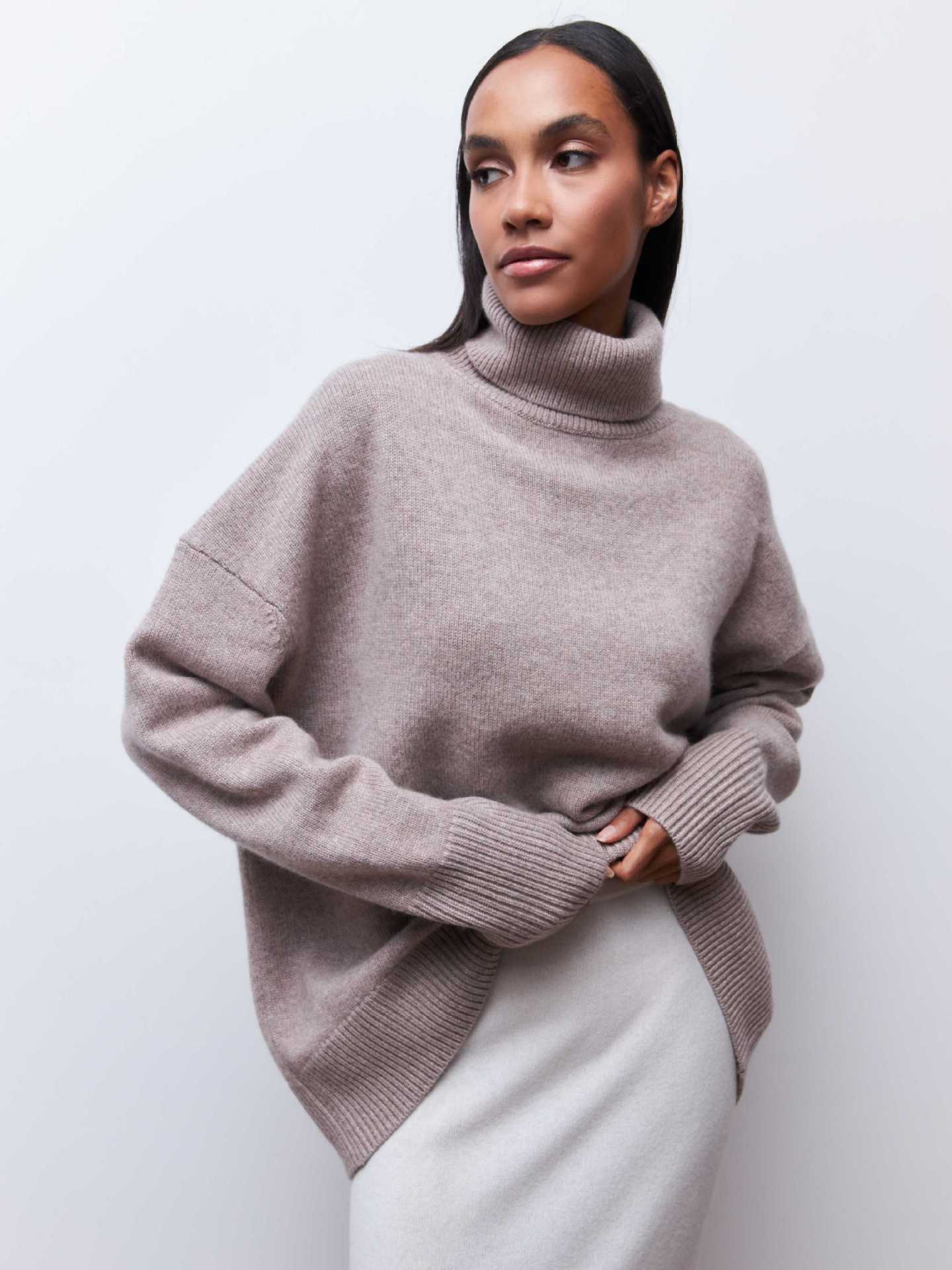 Fleur Bouclé Knit Sweater