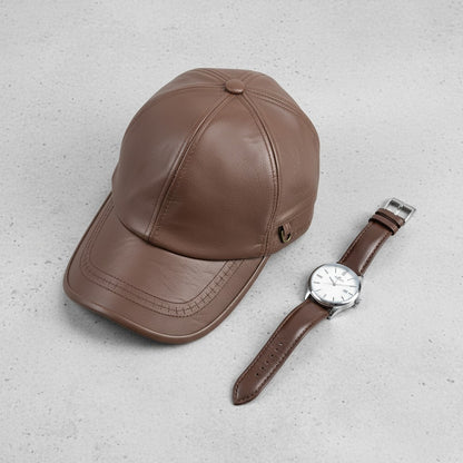 Vance | Vintage Leather Cap