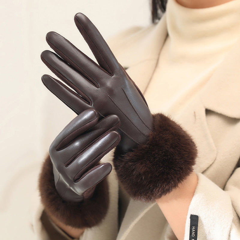 Isla | Winter Leather Gloves