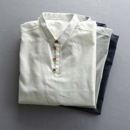 Brighton | Premium Cotton Linen Shirt