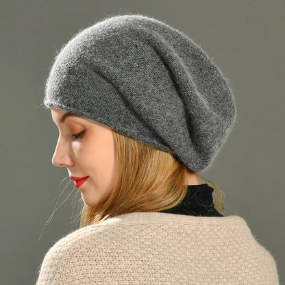 Amelia | Pure Cashmere Beanie