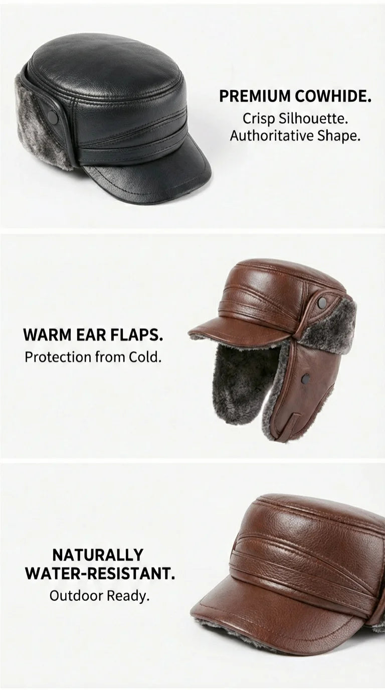 The Garrison | Premium Leather Outdoor Hat