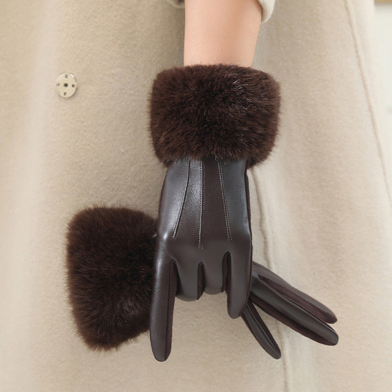 Isla | Winter Leather Gloves