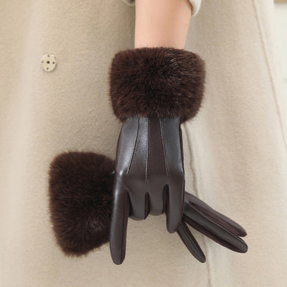 Isla | Winter Leather Gloves