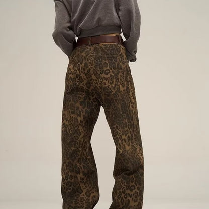 Panthera Leopard Print Jeans