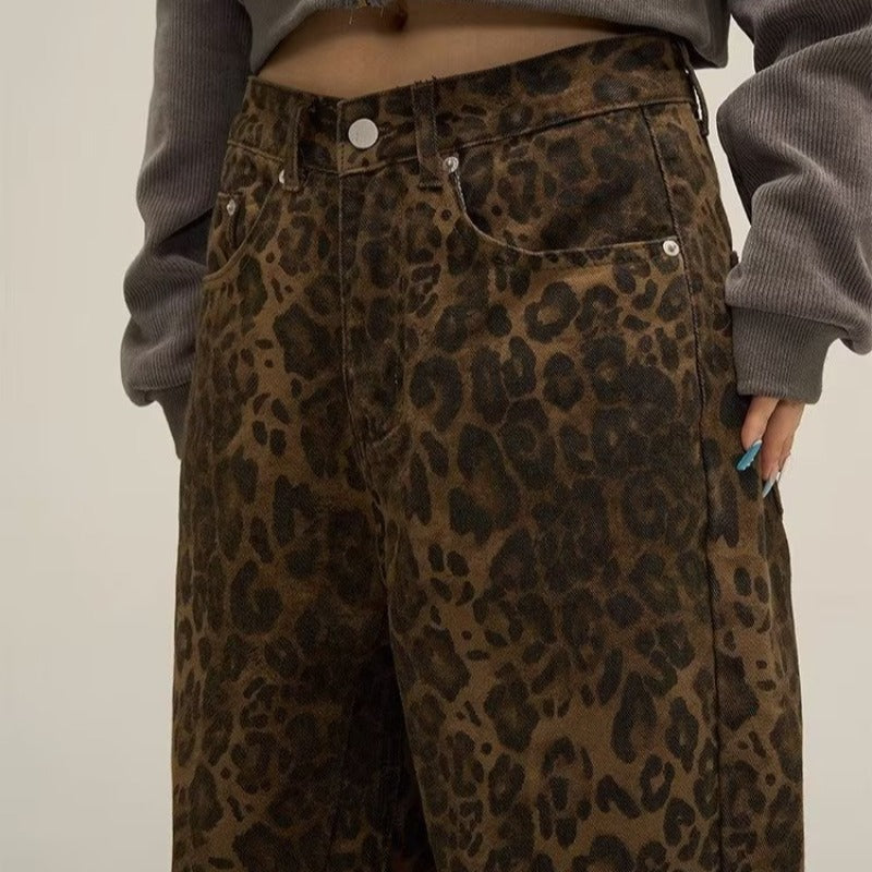 Panthera Leopard Print Jeans
