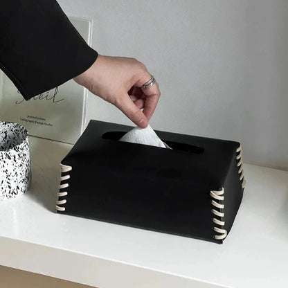 Luxury Leather Tissue Cases