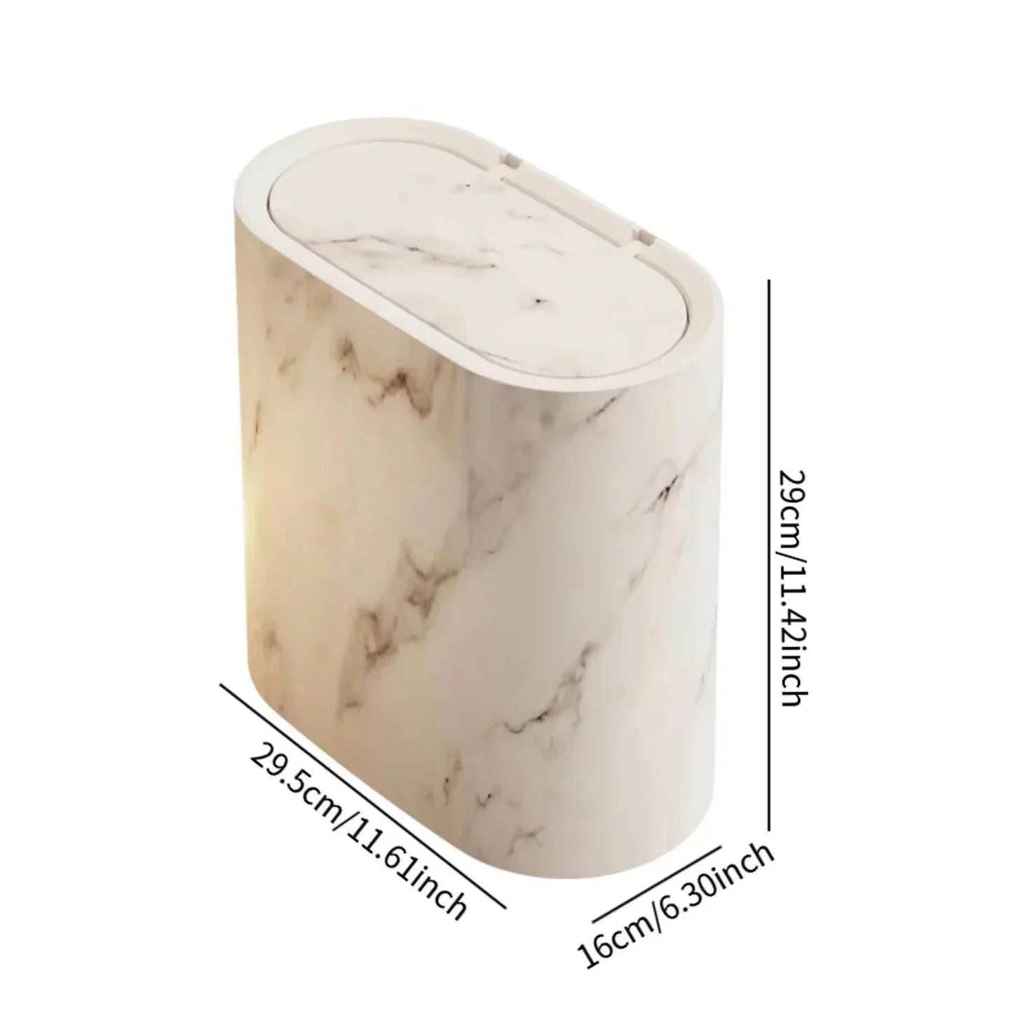 Skandi | Nordic Luxe Marble Bin