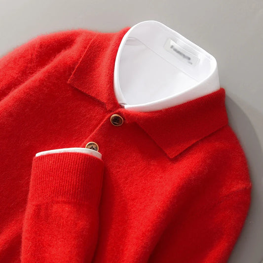 Renard Cashmere Knit Polo