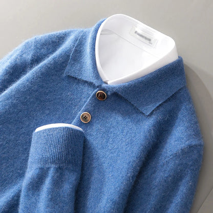 Renard Cashmere Knit Polo