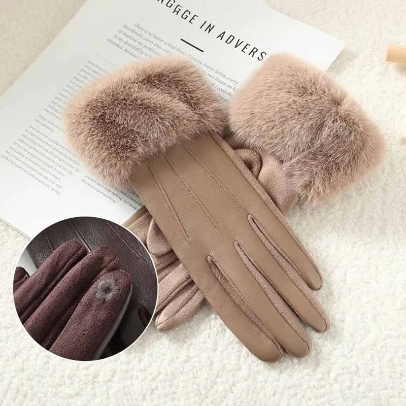 Isla | Winter Leather Gloves