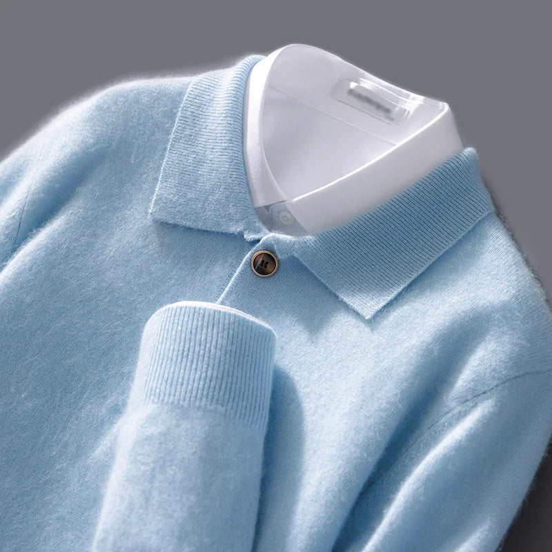 Renard Cashmere Knit Polo