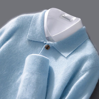 Renard Cashmere Knit Polo