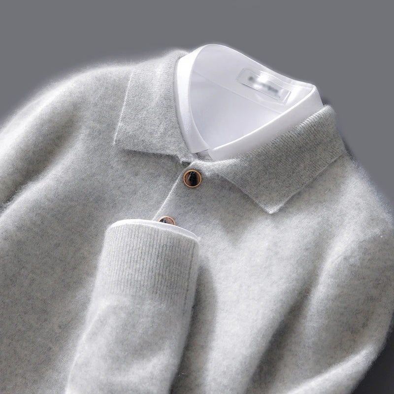 Renard Cashmere Knit Polo