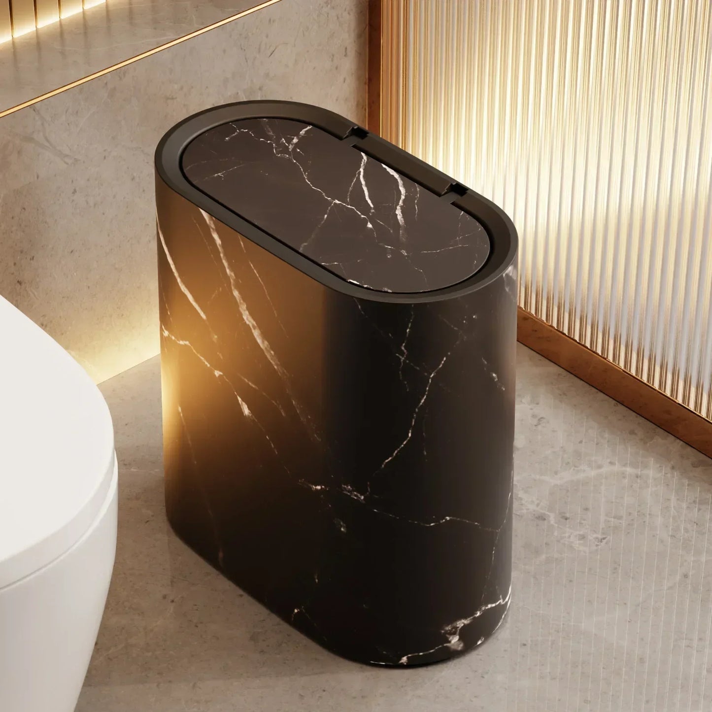 Scandinavian Marble Luxe Bin