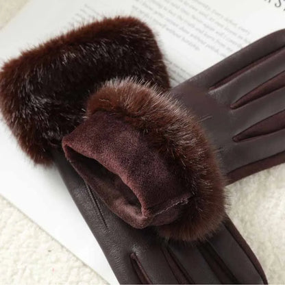 Isla | Winter Leather Gloves