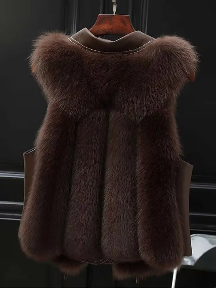 LuxeFur Layer Vest