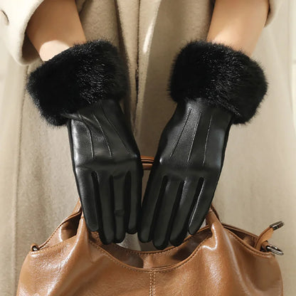 Isla | Winter Leather Gloves