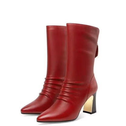 Scarlet | Luxe Leather Boots