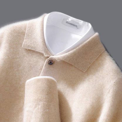 Renard Cashmere Knit Polo