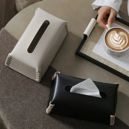 Luxury Leather Tissue Cases