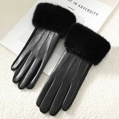 Isla | Winter Leather Gloves