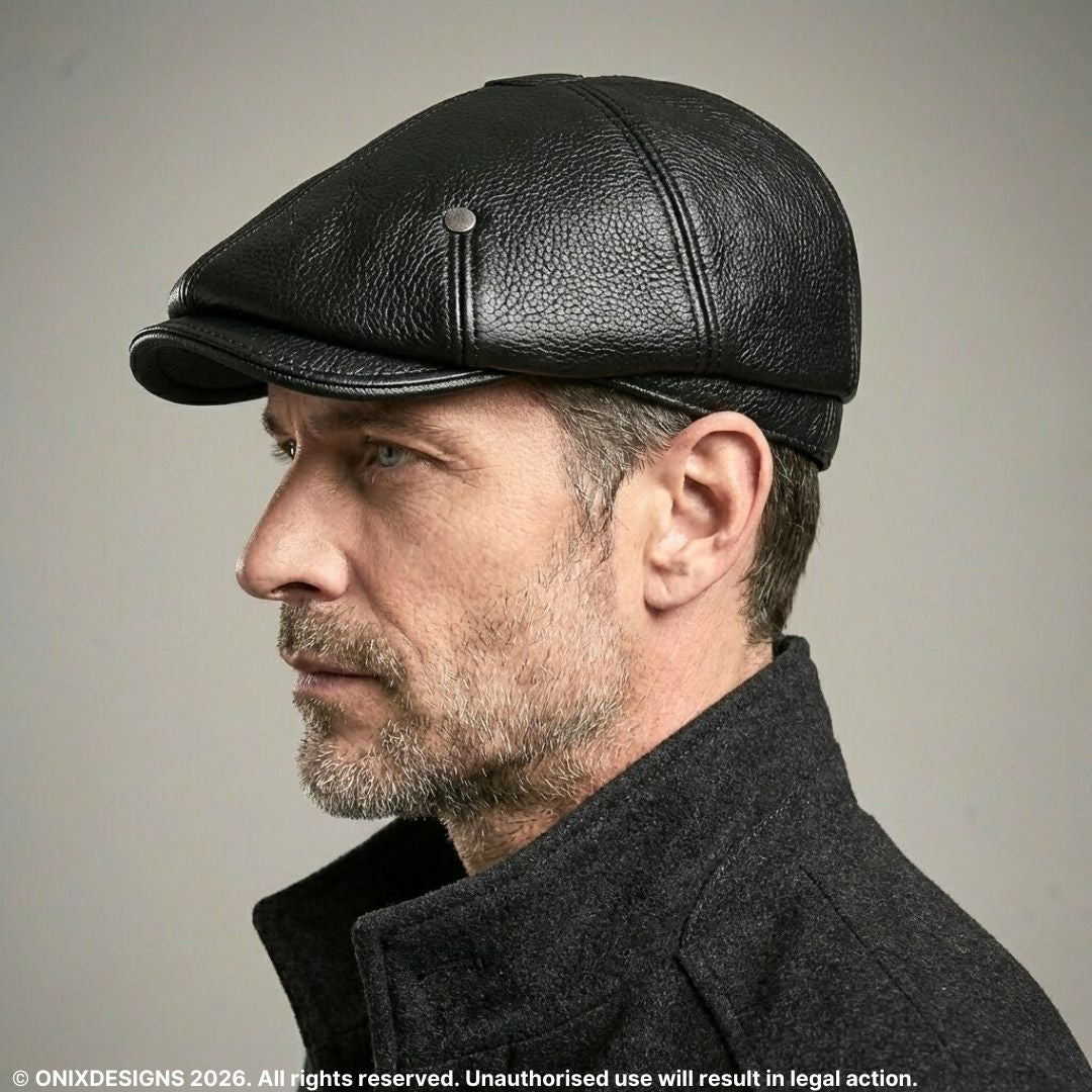 The Stirling | Vintage Genuine Leather Cap
